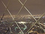 Paris 13 Evening View Towards Arc de Triomphe From Eiffel Tower 